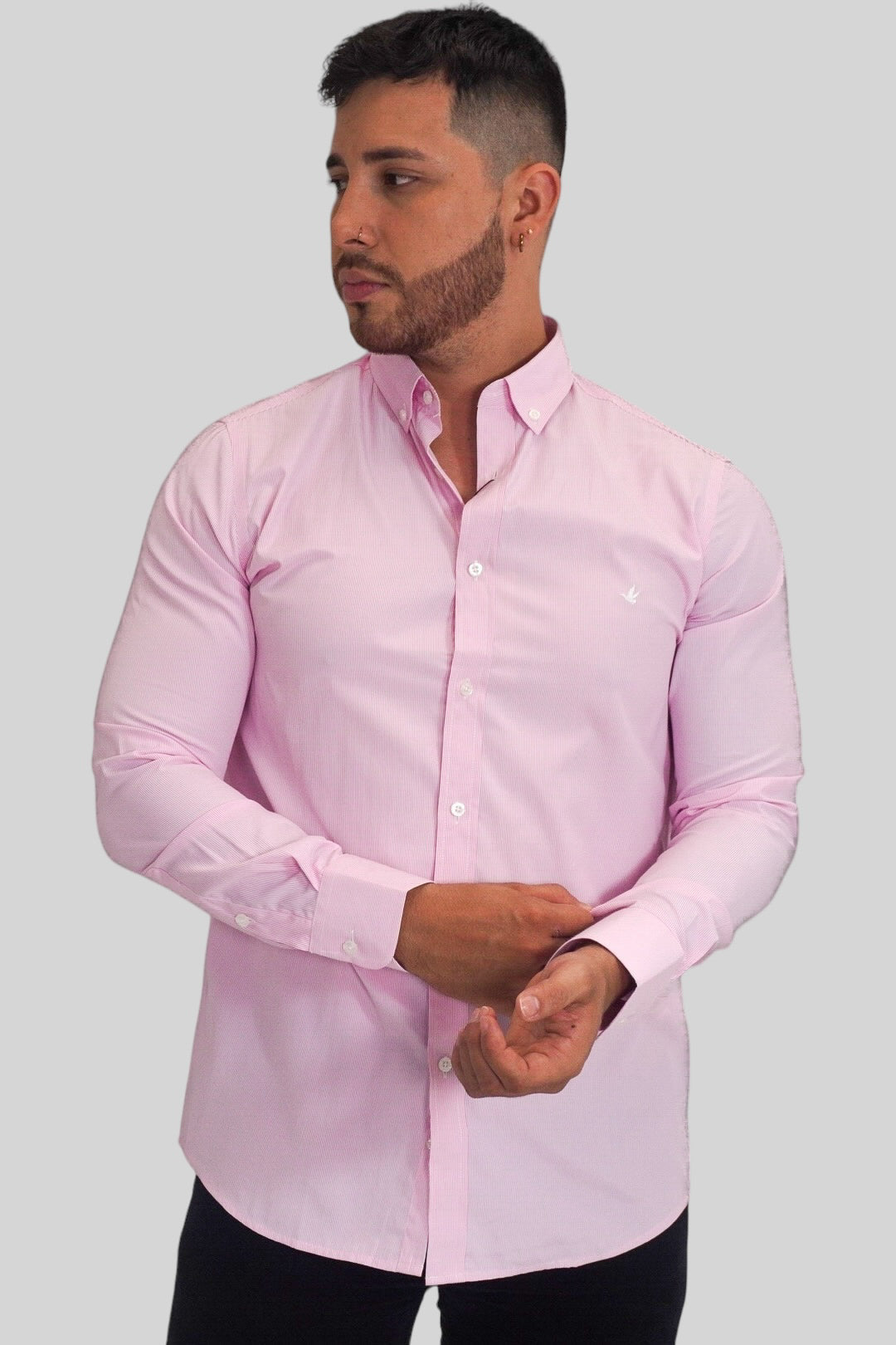 Camisa Brooksfield Pink Camiseta