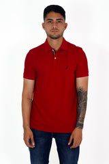 Polo Nautica Hombre Slim Fit Red