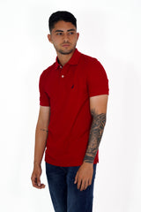 Polo Nautica Hombre Slim Fit Red