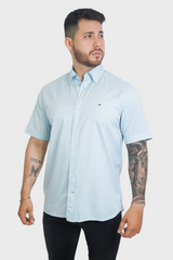 Camisa Tommy Hilfiger Regular Blue