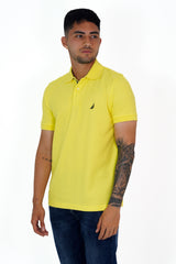 Polo Nautica Hombre Slim Fit Yellow