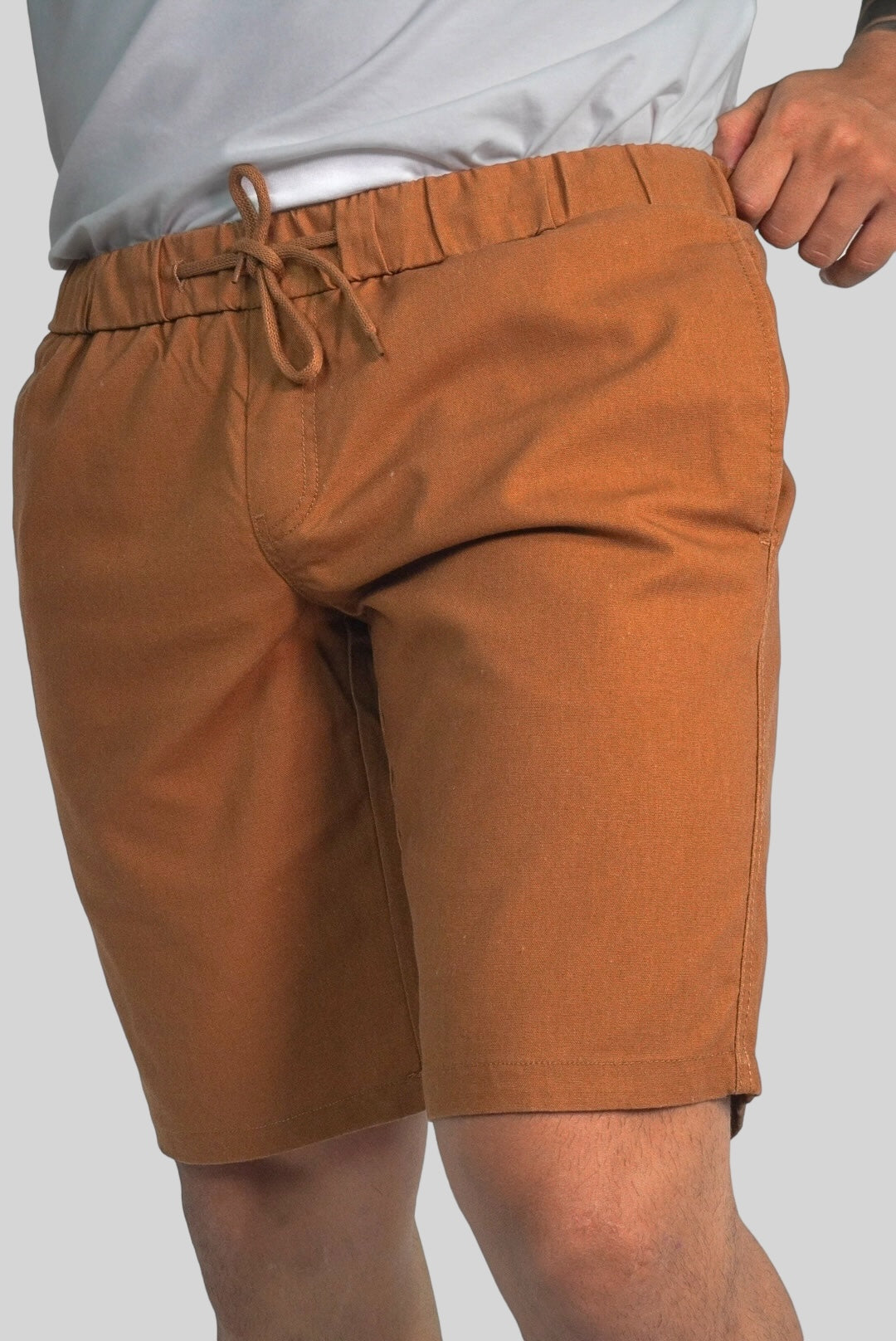 Bermudas Brooksfield Dk Khaki Camiseta