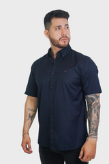 Camisa Tommy Hilfiger Regular Navy