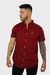 Camisa Penguin Cabernet