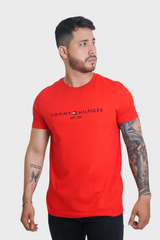 Camiseta Tommy Hilfiger Slim Red