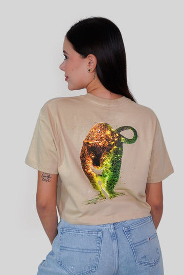 Crop Top Oversize Camiseta