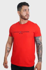 Camiseta Tommy Hilfiger Slim Red