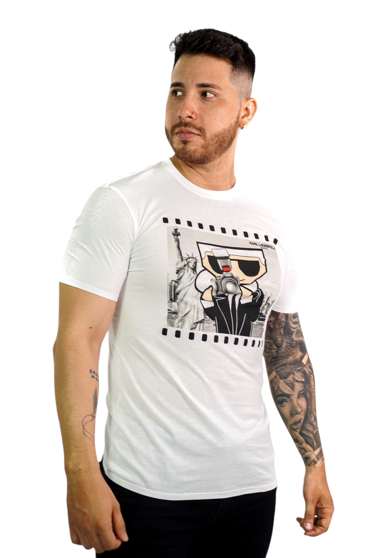 Camiseta Karl Lagerfeld White