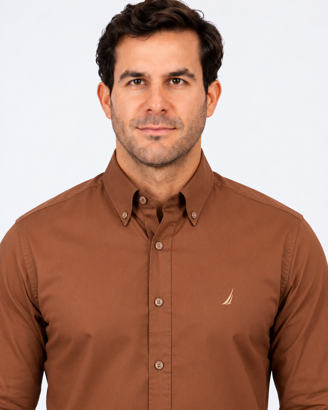 Camisa Manga Larga Hombre Nautica Classic Fit