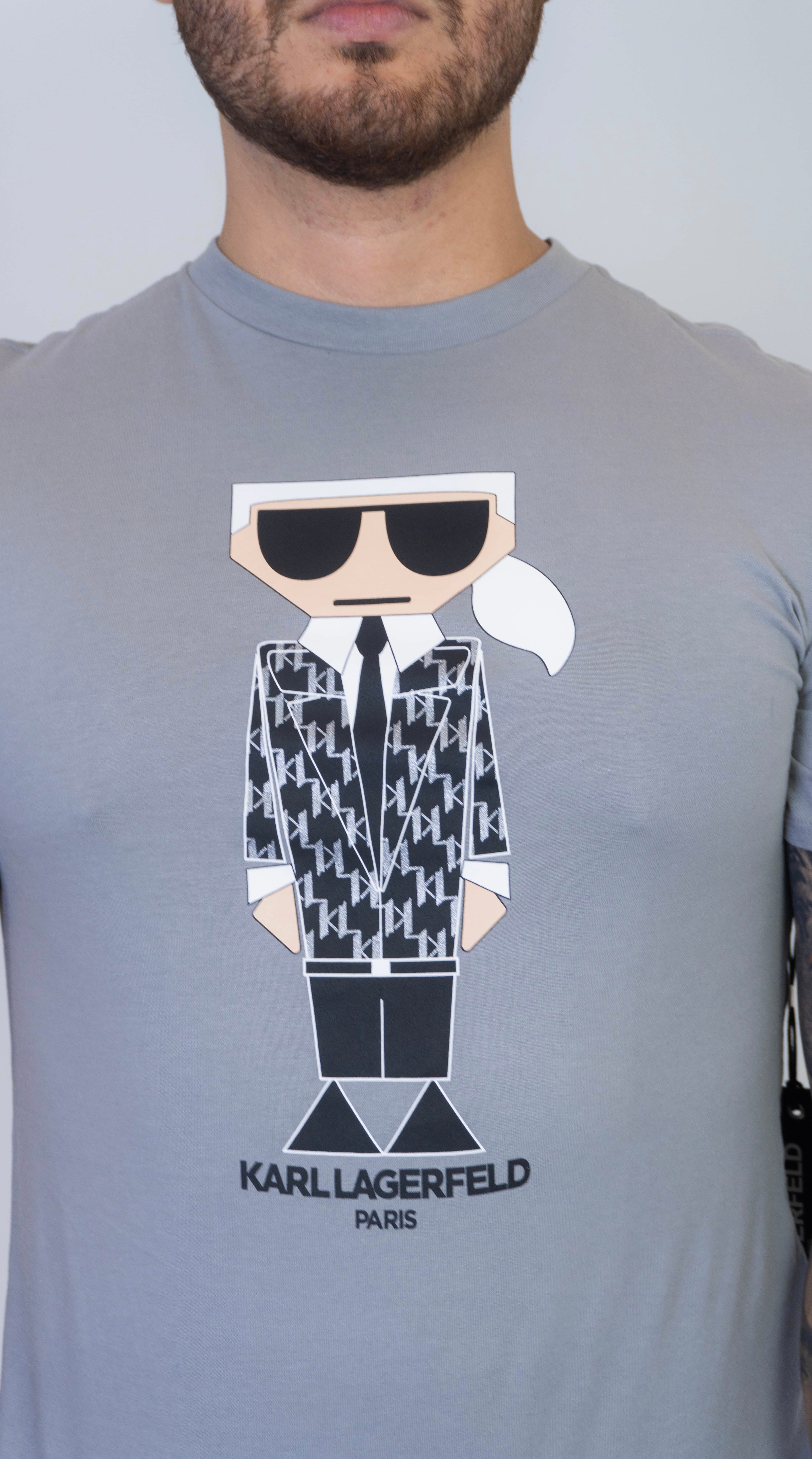 Camiseta Karl Lagerfeld Grey
