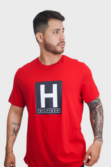 Camiseta Tommy Hilfiger Mahogany