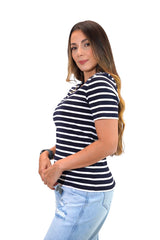 Camiseta Women Slim Tommy Hilfiger Sky