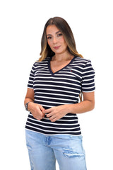 Camiseta Women Slim Tommy Hilfiger Sky