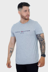 Camiseta Tommy Hilfiger Slim Grey