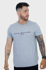 Camiseta Tommy Hilfiger Slim Grey