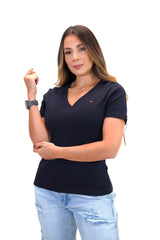 Camiseta Women Slim Tommy Hilfiger Sky