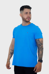 Camiseta Tommy Hilfiger Slim Blue