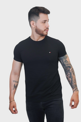 Camiseta Tommy Hilfiger Slim Black