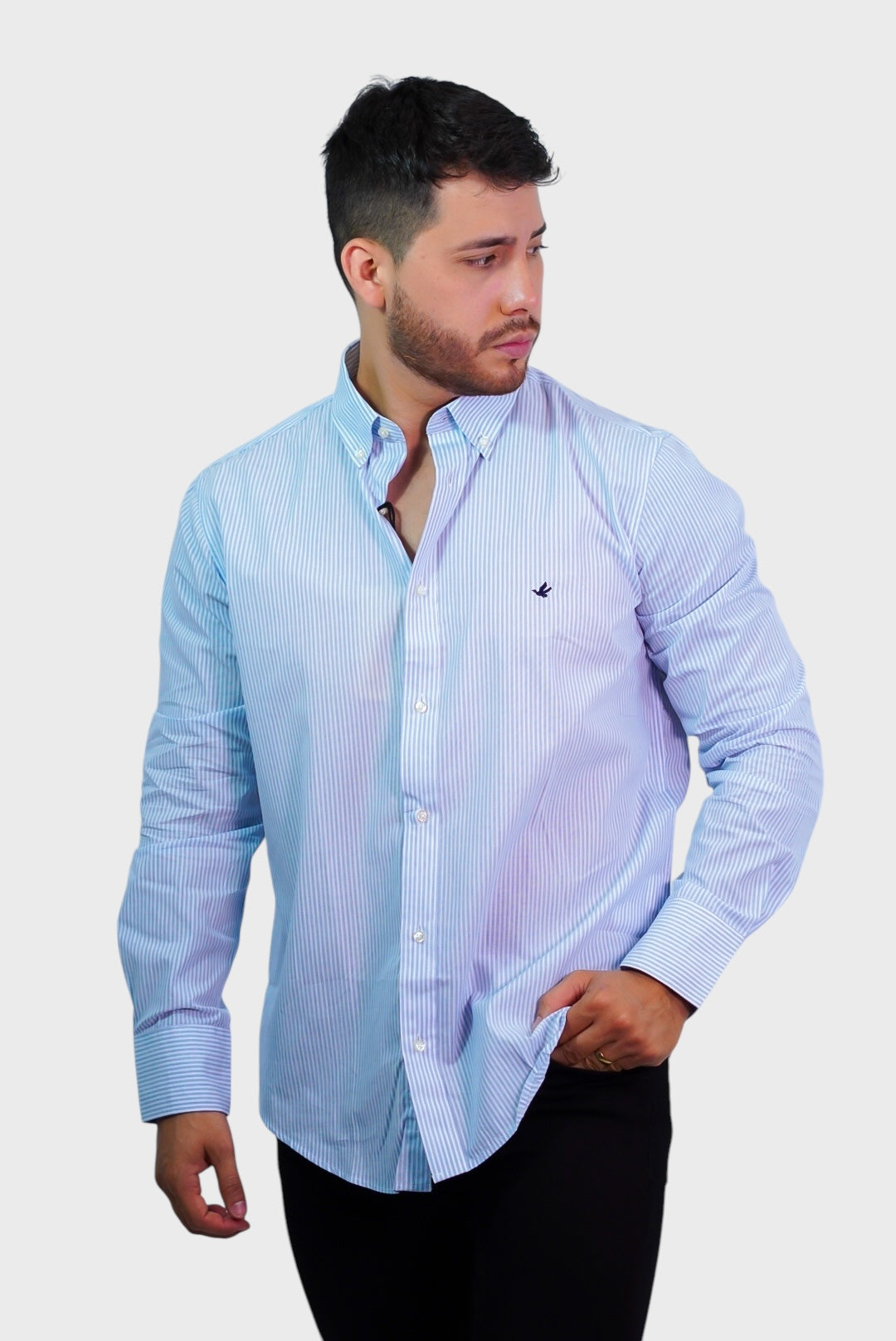 Camisa Brooksfield Sky