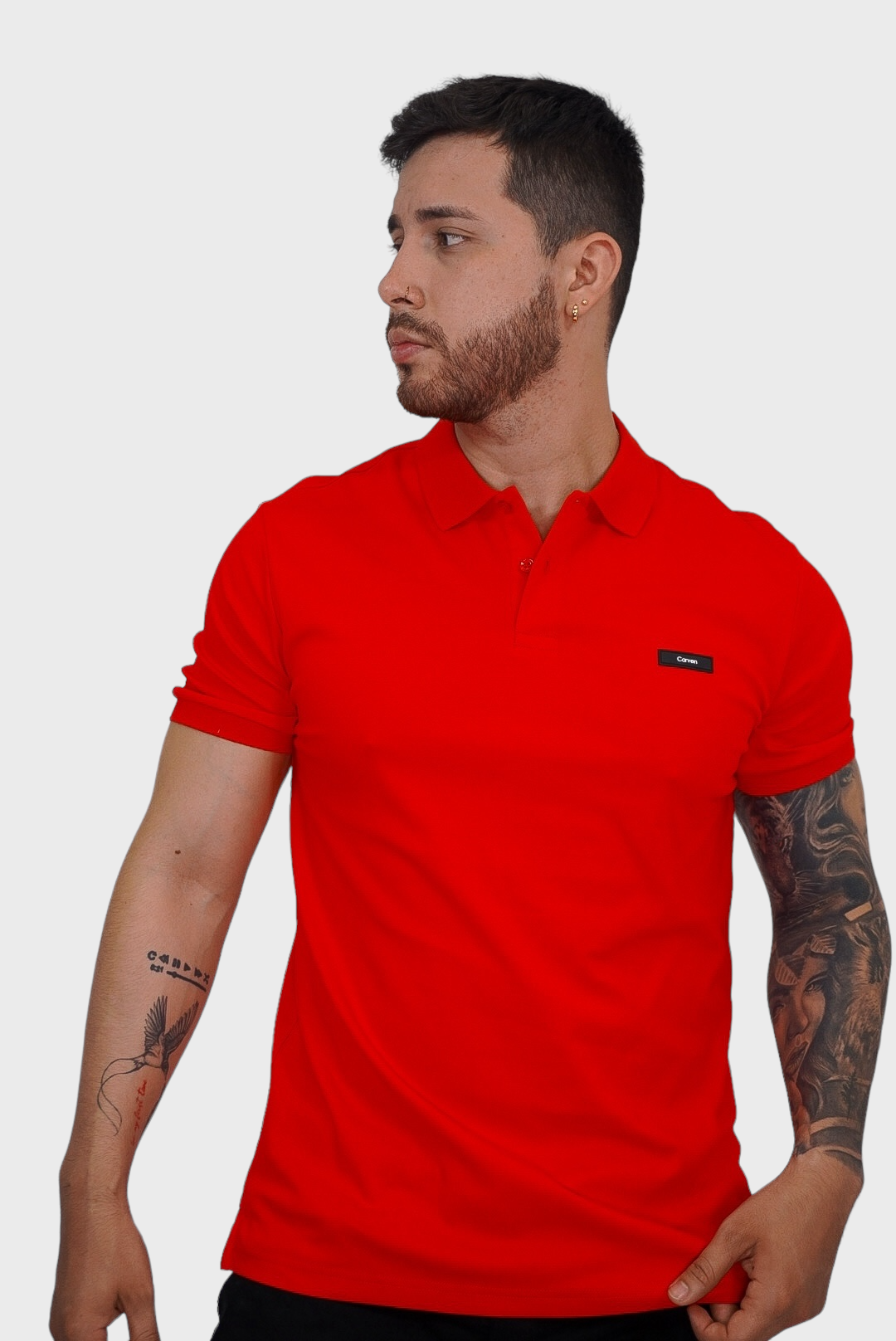 Polo Carven Red