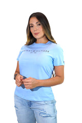 Camiseta Women Tommy Hilfiger Blue