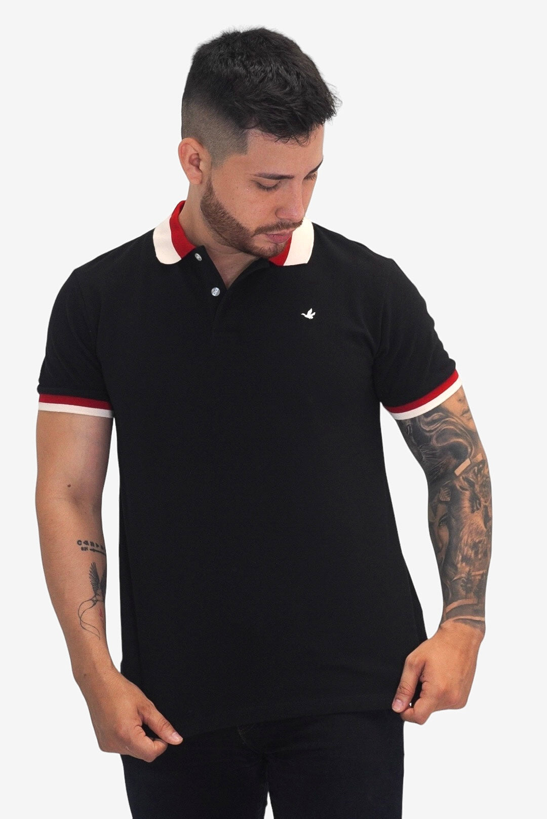 Polo Brooksfield Black Polos