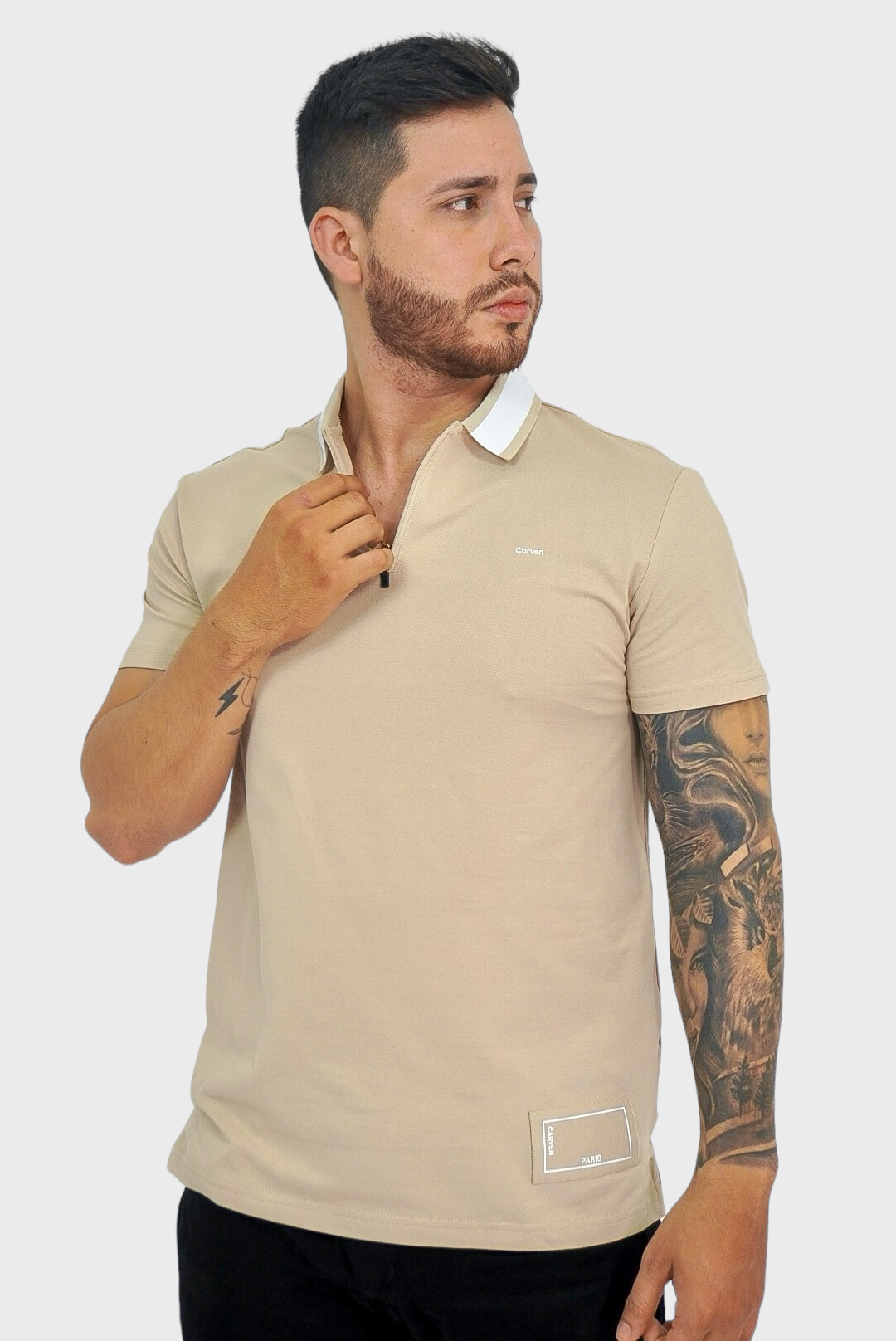 Polo Carven Khaki