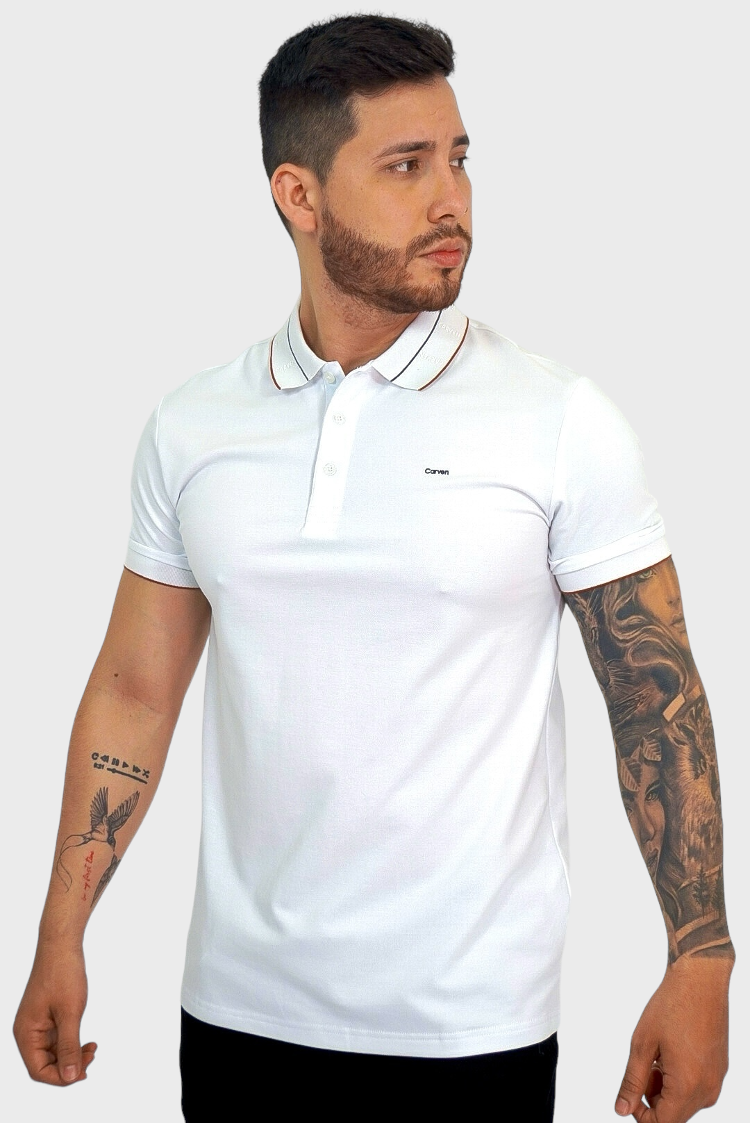 Polo Carven White