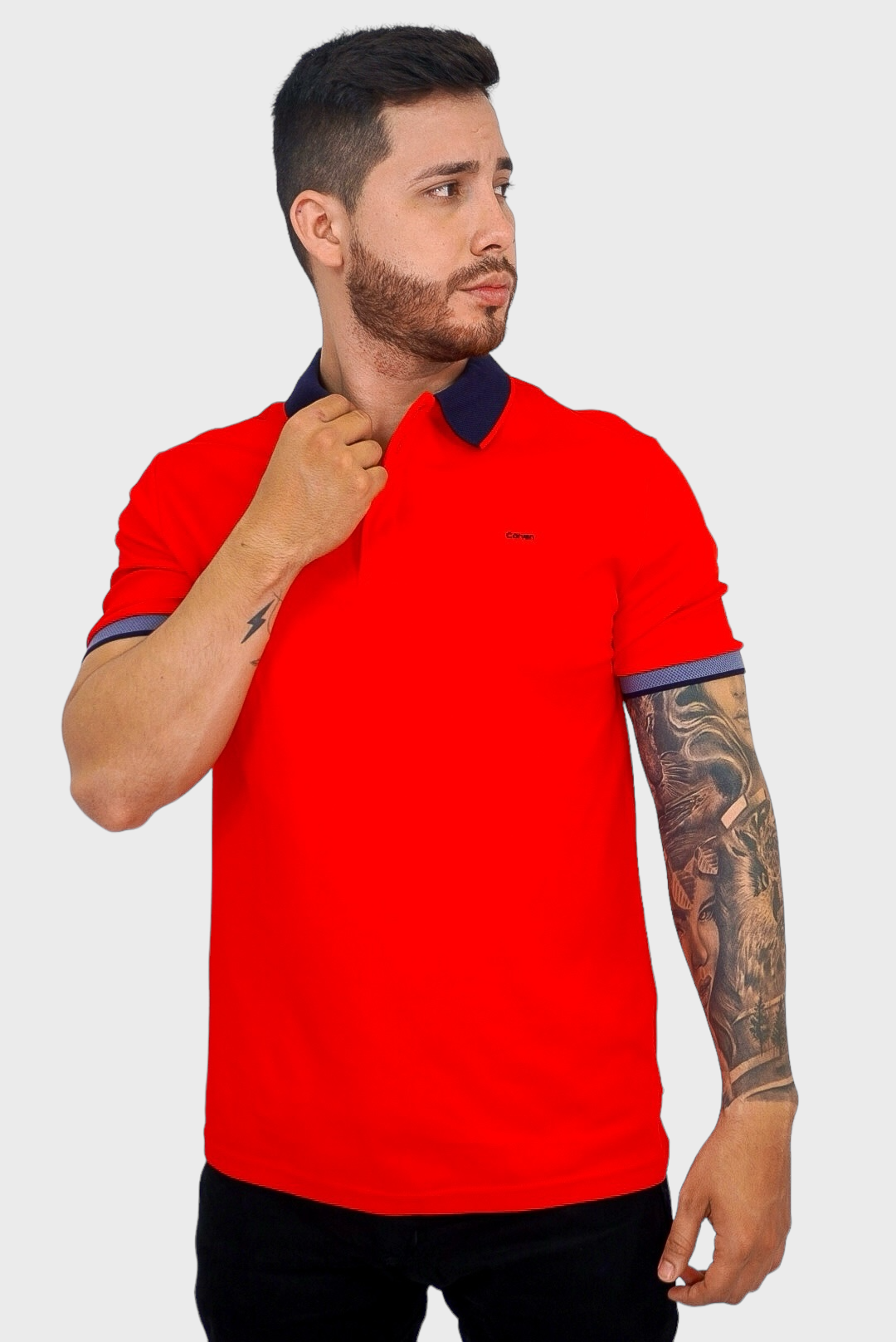 Polo Carven Red