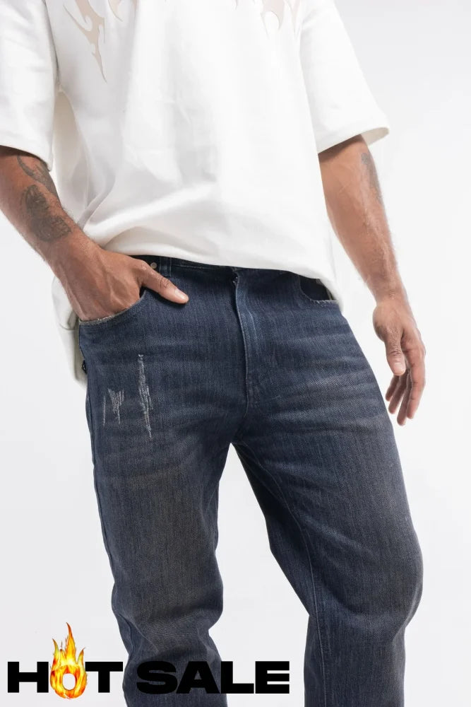 Jean Men Fxckboy Blue Deep Rim Jeans