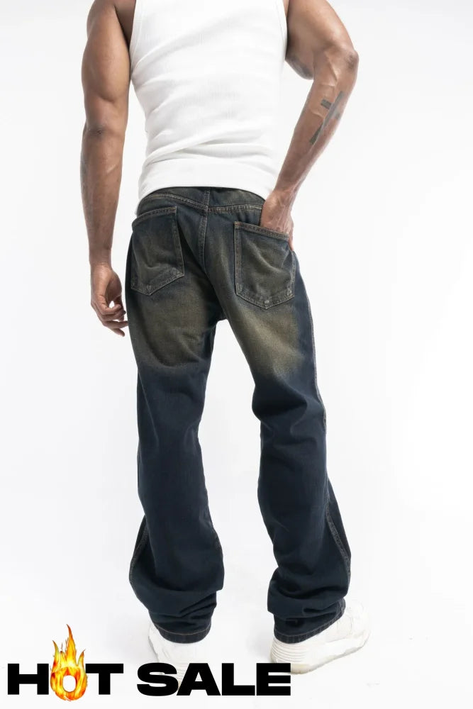 Jean Men Fxckboy Dirty Musgo Jeans