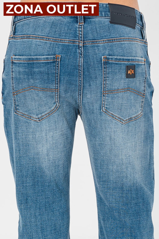 Jean Men Indigo Denim Armani Exchange Jeans