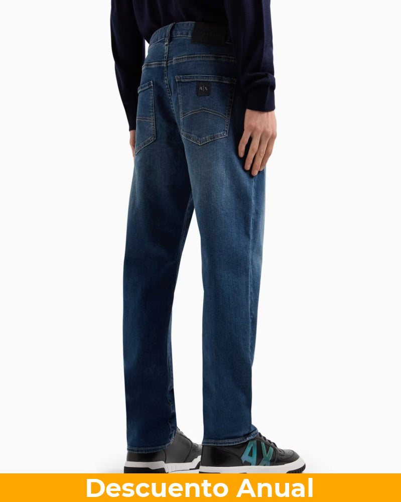 Jean Men Indigo Denim Armani Exchange Jeans