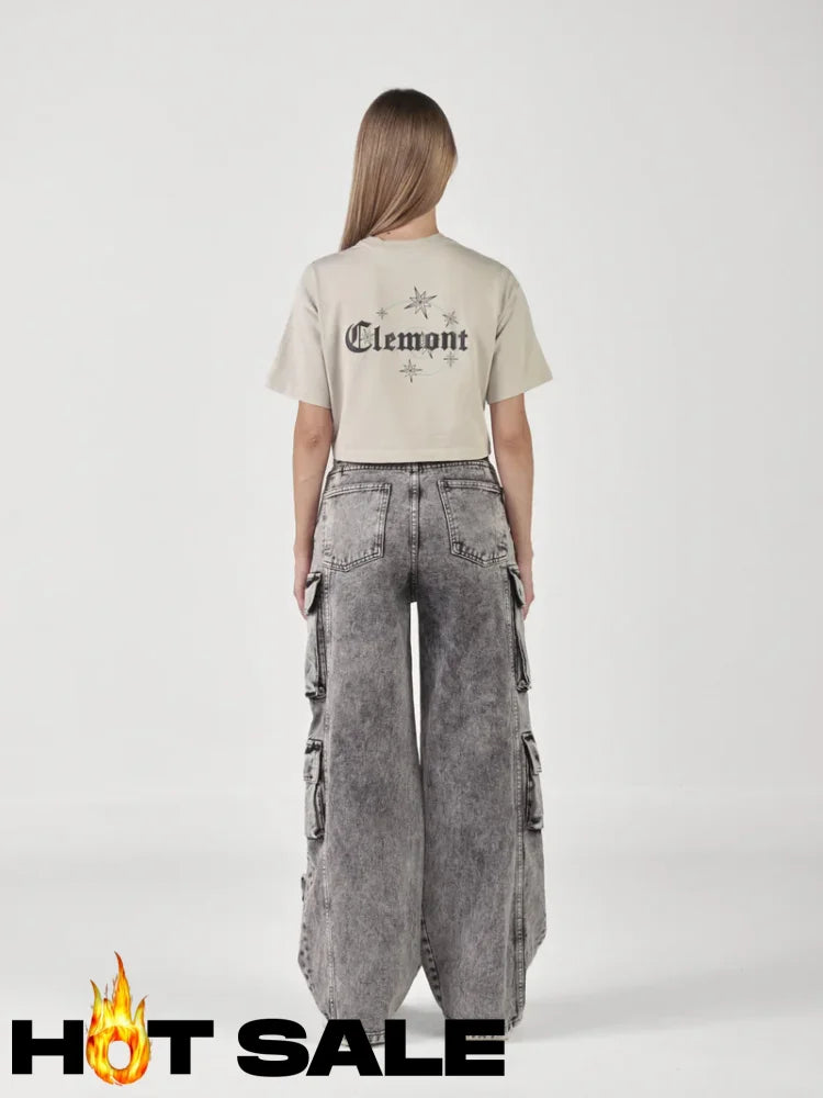 Jean Mujer Clemont Marea Gris L Pantalones
