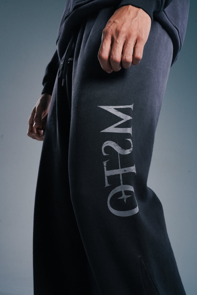 Jogger Oversize Recto Manifesto Acid Wash Camiseta