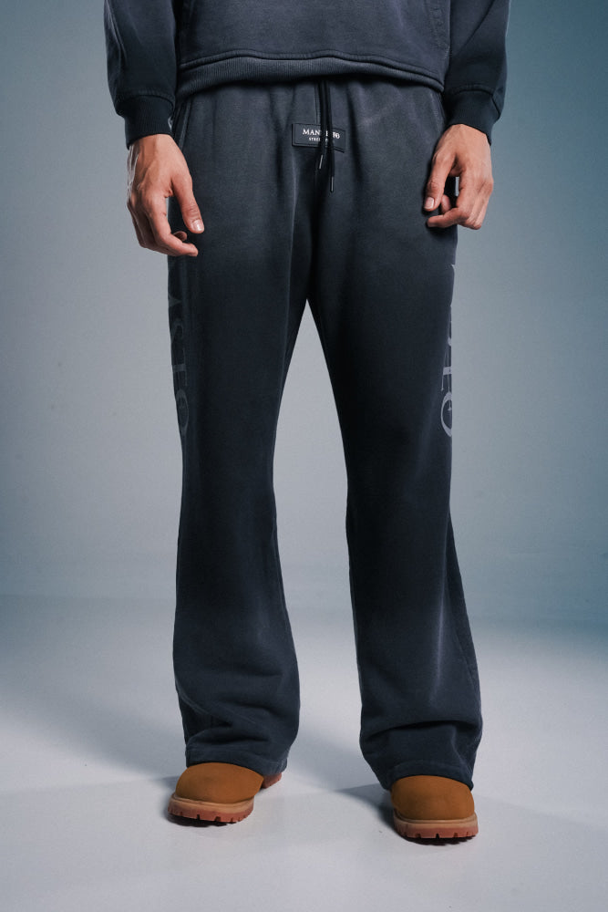 Jogger Oversize Recto Manifesto Acid Wash Camiseta