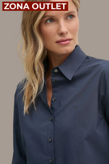 Long Shirt Calvin Klein Women Ink XS Camiseta