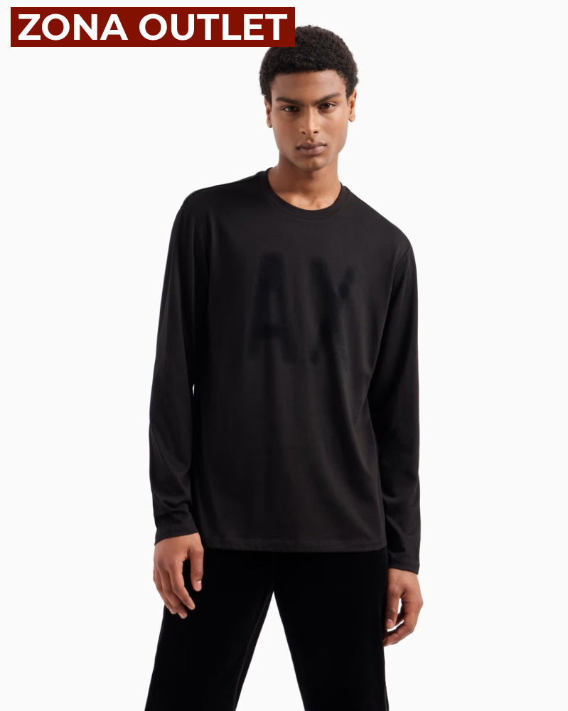 Long-Shirt Men Black Armani Exchange Camibuzo