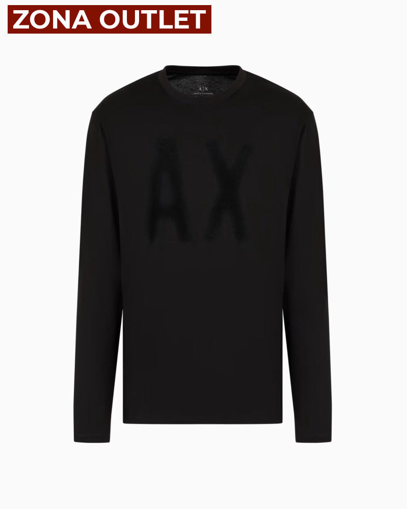 Long-Shirt Men Black Armani Exchange Camibuzo