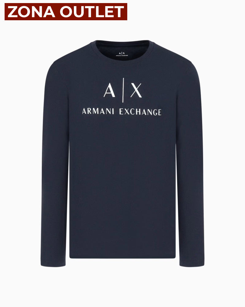 Long-Shirt Men Navy Armani Exchange Camibuzo