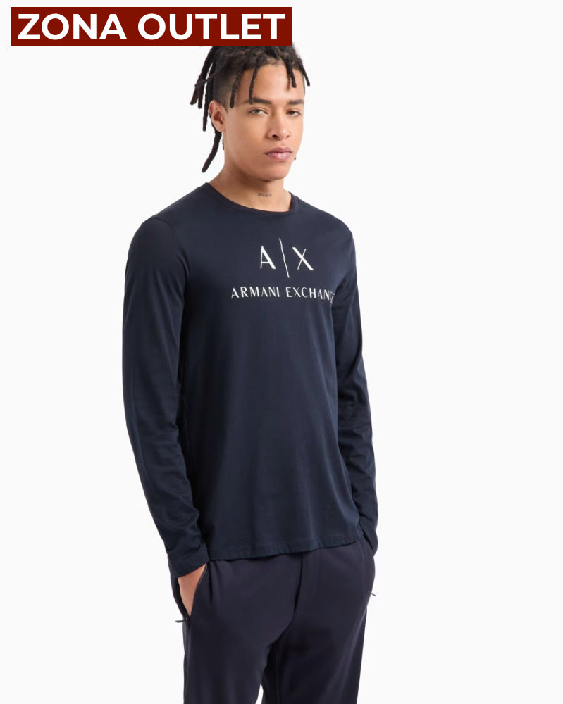 Long-Shirt Men Navy Armani Exchange Camibuzo