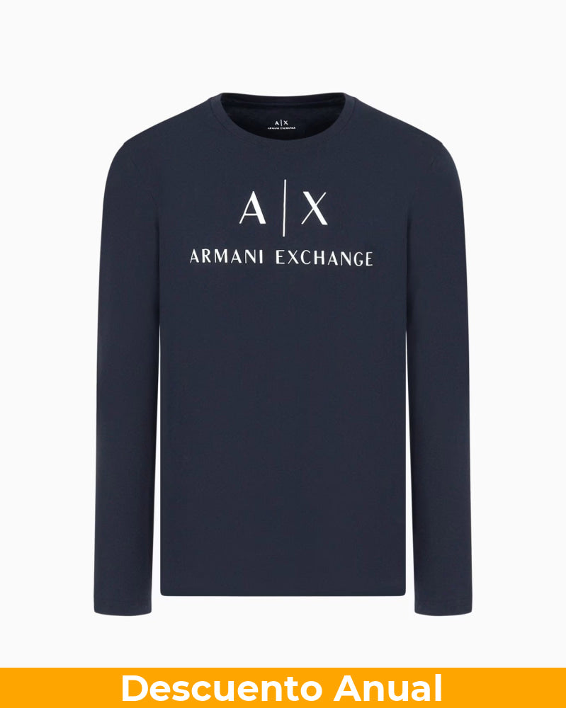 Long-Shirt Men Navy Armani Exchange Camibuzo