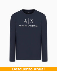 Long-Shirt Men Navy Armani Exchange Camibuzo