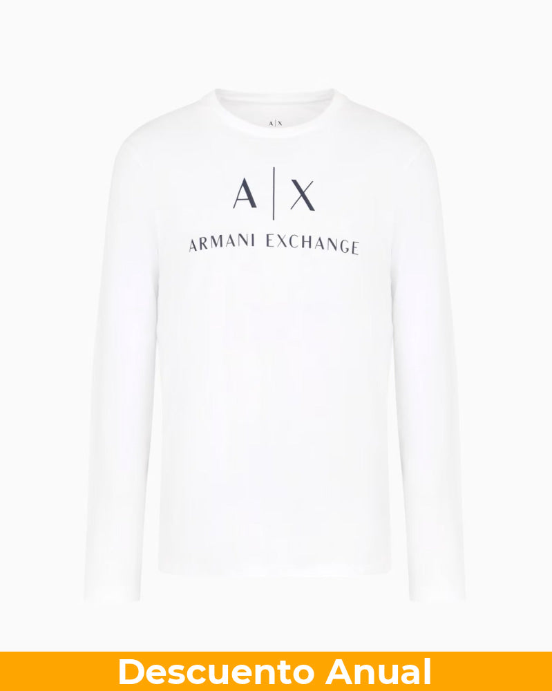Long-Shirt Men White Armani Exchange Camibuzo