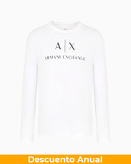Long-Shirt Men White Armani Exchange Camibuzo