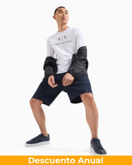 Long-Shirt Men White Armani Exchange Camibuzo