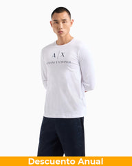 Long-Shirt Men White Armani Exchange Camibuzo