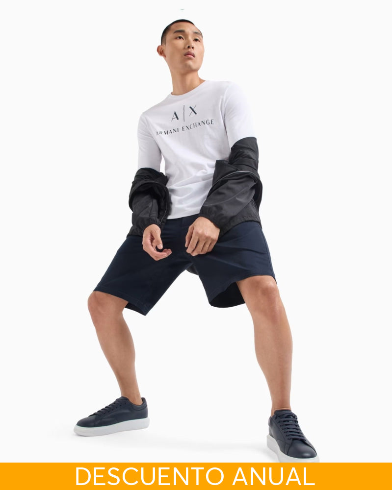 Long-Shirt Men White Armani Exchange Camibuzo