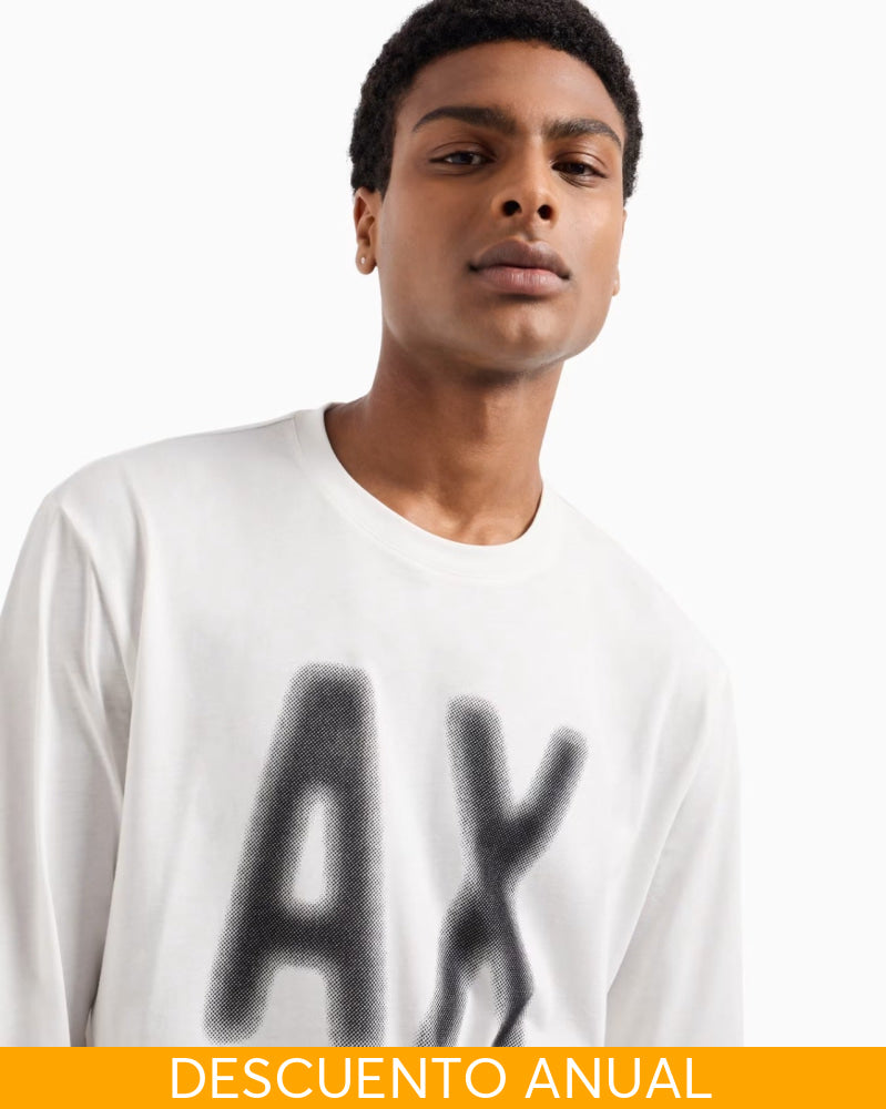 Long-Shirt Men White Armani Exchange Camibuzo