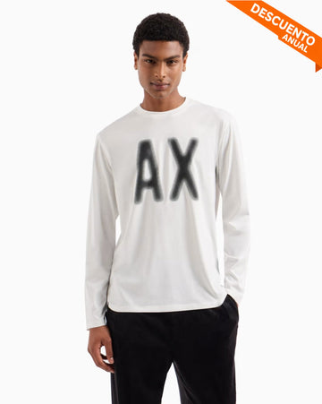 Long-Shirt Men White Armani Exchange Camibuzo
